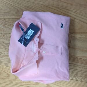 Vineyard Vines Heritage Polo, Size L, Salmon/Pink